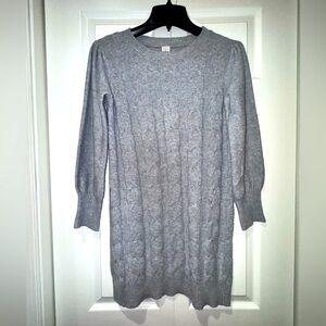 Peyton & Parker Gray Cable Knit Sweater Dress. Size XL. GUC